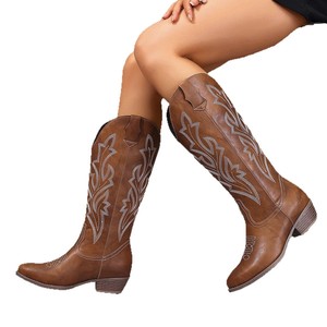Goodyear Men's Square Toe Winter Cowboy Boots Genuine Leather Mexico USA Design Factory Custom boots - Product Image 6
