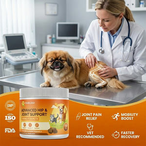 Friandises à mâcher vitaminées pour animaux de compagnie avec extraits naturels de plantes pour chiens et chats - Absorption rapide, soutien immunitaire, digestif, articulaire et <span class=keywords><strong>cardiaque</strong></span> - Product Image 1