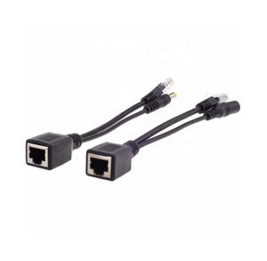 Power over Ethernet Thụ động PoE Adapter Injector + Splitter Kit PoE cáp đen - Product Image 6