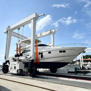 Grue portique manuelle à hauteur réglable avec verrouillage rapide par goupille, 10 tonnes, pour centre d'entraînement de club de voile et programme jeunesse - Product Image 3