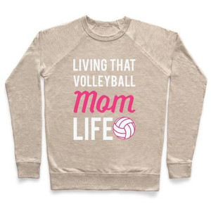 Vivere quella felpa girocollo della vita della mamma di pallavolo - Product Image 6