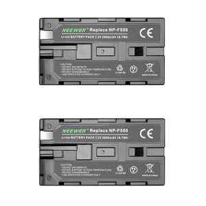 Batterie Neewer 2600mah Np-f550/570 pour caméras portables et autres éclairages vidéo LED sur caméra utilisant Np-f550 - Product Image 1