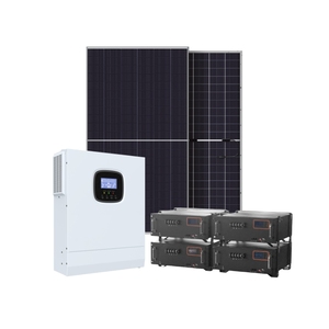 ระบบโซลาร์เซลล์บ้าน 5kw 3kw 2kw 6kw 8kw 10kw แผงโซลาร์เซลล์ ระบบโซลาร์เซลล์ - Product Image 1
