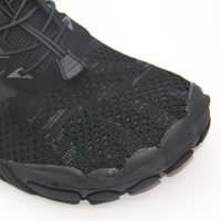 Chaussures minimalistes OEM/ODM à talon plat, respirantes, en maille légère, avec empeigne tricotée, large embout, baskets antidérapantes pour le quotidien printemps-automne