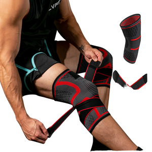 Genouillère en Spandex tricoté pour le sport en plein air, la force athlétique et le basketball, avec soutien et protection complète - Product Image 1