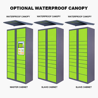 Casier intelligent XinJu avec contrôle WiFi via application, armoire de livraison électronique pour colis, gestion à distance pour entrée d'hôpital ou de clinique