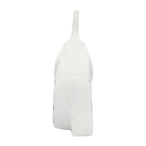 Statuetta di elefante in ceramica, scultura moderna di animale per decorazione di casa e ufficio, statua da esposizione - Product Image 3