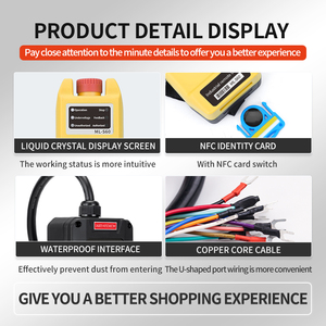 รีโมทคอนโทรลไร้สายสำหรับเครนอุตสาหกรรม ML-S60 พร้อมวัสดุพลาสติกคุณภาพสูง 12-440V กันน้ำและป้องกันการกระแทก - Product Image 3