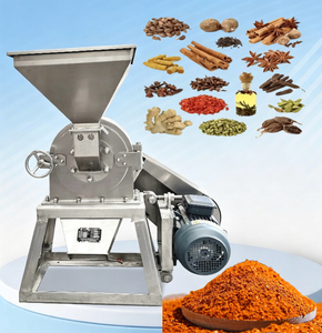 Petit broyeur de grains à marteaux de style chinois pour aliments animaux, en acier inoxydable, adapté aux usines de fabrication et aux usines industrielles - Product Image 1