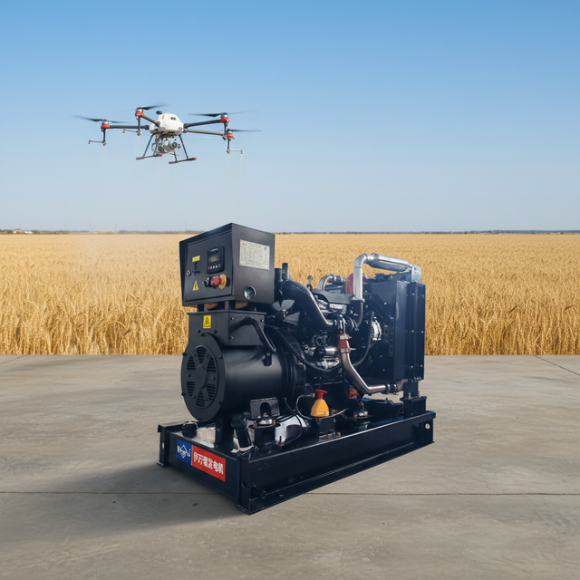 30KW Open Frame Soundproof Diesel Power Generating Set 50Hz/60Hz Open Silent Electric Generator Sets for UAV