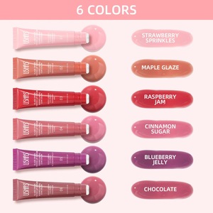 <span class=keywords><strong>Rouge</strong></span> à lèvres liquide et brillant à lèvres longue tenue de luxe avec logo personnalisé, étiquette privée, huile teintée, produits de beauté imperméables en gros pour femmes - Product Image 2