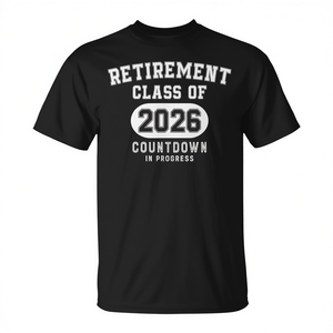 Camiseta con la inscripción «Retirement Class Of 2026 Countdown In Progress» - Product Image 2