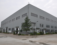 Bâtiment d'entrepôt préfabriqué en acier à deux étages, garage, hangar, bureau, certifié ISO9001 CE, design moderne, fabriqué en Chine