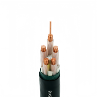 Câble d'alimentation ignifuge en cuivre XLPE PVC 0,6/1kV ZC-YJV 5x16mm2 pour la distribution principale résidentielle