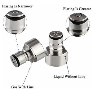 Adaptateur de raccord de fût Sankey en acier inoxydable 304, filetage G5/8, kit de conversion à déconnexion rapide pour fût de bière, raccords pour <span class=keywords><strong>gaz</strong></span> et liquides - Product Image 4