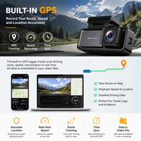 Offre Spéciale : Boîtier Noir de Voiture DVR WiFi GPS 4K – Caméra de Tableau de Bord Double Objectif Avant et Arrière avec Vision Nocturne HD