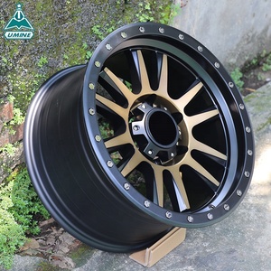 <strong>17</strong> <strong>Inch</strong> Black Machine Face Wholesale Suv 6x139.7 Offroad Alloy Wheels <strong>Rims</strong> 6 Holes for Sale - Product Image 4