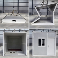 Maison pliable en kit, conteneur empilable et pliable, économie de frais de transport, maison pliable
