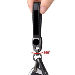Wholesale Car Keychain Customized Logo Leather and Metal Woven Chain Car Brand <b>Accessories</b> for Women Men Perfect Gift Idea - Product Image 6