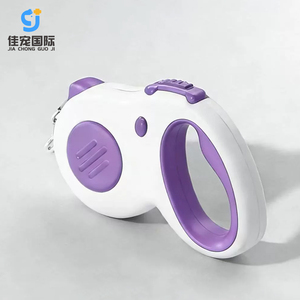 Correa Retráctil de Lujo para Perro, de Nailon Resistente, 5 Metros de Longitud, con Control Antienredos de un Botón, Giratoria 360°, con Luz LED - Product Image 1