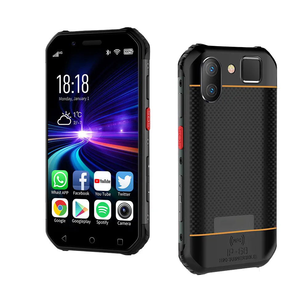 Nfc 1900Mah S10 Waterdicht Stofdicht Shockproof Gezicht Id Vingerafdruk Android 6.0 Gps 3Gb + 32gb Smartphone China 4G Hand Telefoon