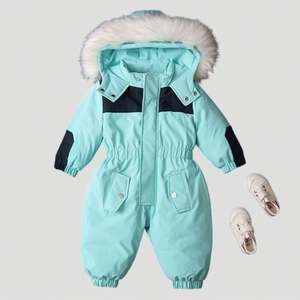 Combinaison d'hiver russe pour bébés garçons et filles, 80% duvet de canard, vêtements d'extérieur pour nourrissons, combinaison de montagne pour enfants, vestes 1 à 3 ans - Product Image 6
