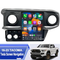 Android Auto Navigator Grand écran intelligent Carplay Pour Toyota Tacoma 2016 - 2023 Tesla Style Radio Bluetooth-enabled Wifi Stereo