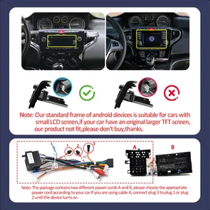 Autoradio Android per Lancia <span class=keywords><strong>Ypsilon</strong></span> 2011-2016, Multimedia 7 Pollici, Carplay Wireless, Stereo 1Din, Unità di Navigazione Intelligente - Product Image 3