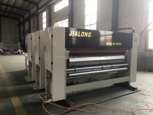 Machine d'impression flexographique semi-automatique manuelle <span class=keywords><strong>pour</strong></span> carton ondulé, carton, boîte, feuille, imprimante flexo 4 couleurs, machine à découper - Product Image 4