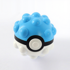 Wowei Vente en gros Balle anti-stress de 60 mm en silicone 3D lavable, imprimée en relief, pour la réduction du stress et la décompression - Product Image 4