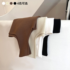 Camiseta sin mangas de punto para mujer, talla grande, color liso, con tirantes anchos, capa interior, N8151 - Product Image 5