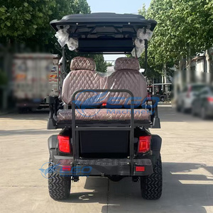Nuevo Carro de Golf de Lujo para 6 Pasajeros con Asientos de Cuero y Luces LED - Proveedor Chino - Product Image 2