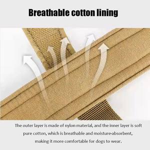 Collar de entrenamiento con hebilla metálica de alta calidad para perros medianos y grandes, conjunto de Correa y collar táctico para mascotas con logotipo personalizado - Product Image 6