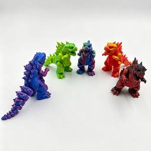 Figurine 3D Imprimée Multicolore, Jouet de Bureau Créatif avec Queue Articulée, Objets de Collection Originaux et Peculiaires pour les 15 ans et plus - Product Image 1