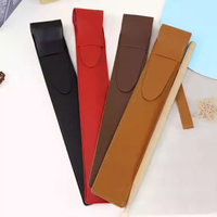 Simple Luxury PU Leather Drumstick Protective Bag Two-pack Drum Stick Bag Portable Musical Instrument Bags