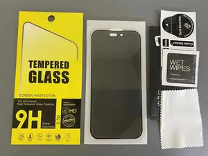 Protector de pantalla de privacidad de teléfono de vidrio templado 9H para iPhone 15 14 13 12 11, protectores de pantalla de privacidad para Samsung Huawei Xiaomi