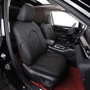Housse de siège de voiture EKR <span class=keywords><strong>2022</strong></span>, ensemble complet, cuir et mousse, personnalisable pour Navara, CR-V, Civic, Infiniti, Volvo - Product Image 1