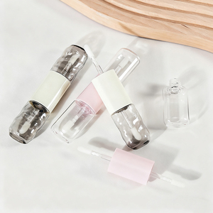 Round Flat Dual-Ended Empty Tube for Lip Gloss Lipstick Liquid Blush Concealer <b>Contour</b> Highlighter Eyeshadow - Product Image 4