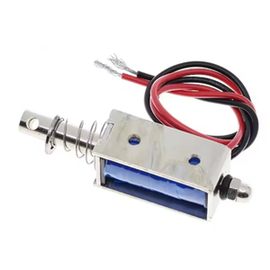 แม่เหล็กไฟฟ้าแบบดึงและดัน รุ่น JF-0530B DC 6V 12V 24V แบบโครงเปิด แรงดึง 5N ระยะเคลื่อนที่ 10 มม. โซลินอยด์แบบเส้นตรง - Product Image 3