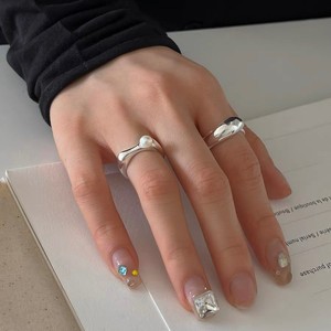 S925 Sterling Silver Pearl <b>Ring</b> <b>Open</b> Design AAA Grade Bezel Setting Everyday Wear - Product Image 5