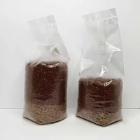 Sacs de culture de champignons transparents, résistants à la moisissure, en plastique robuste, respirants, livraison rapide