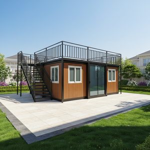 Casas Contenedor Modulares Prefabricadas y Expandibles de 1 a 4 Dormitorios, Casa Pequeña con Cocina, Cabaña Moderna de Lujo para Uso Residencial - Product Image 1