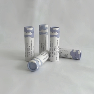 Whole Sale 100% Biodegradable Makeup Cosmetic Packaging Empty Deodorant Stick <b>Container</b> Matte Color Push up <b>Lip</b> <b>Balm</b> Paper Tube - Product Image 2