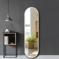 Hoge Kwaliteit Ovale Oversized Vloer Spiegel Volledige Lengte Spiegel