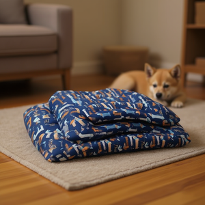Set di quattro pezzi per cuccia per animali domestici imbottito in cotone, serie BM1290 - Product Image 3
