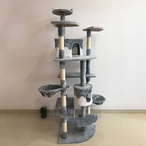 Poste Rascador para Gatos para la Pared, Rascador Grande para Gatos, Torre de Madera, Casa de Árbol para Gatos Grandes - Product Image 4