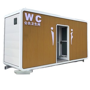 Toilettes portables en panneaux sandwich, design minimaliste pour les attractions touristiques, écologiques avec installation sur site - Product Image 2