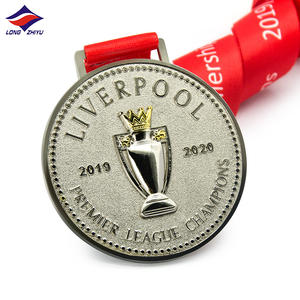 Longzhiyu proveedor de medallas de fútbol sala de 16 años Medallas de fútbol genéricas hechas a medida Medallas de equipos de fútbol en blanco al por mayor - Product Image 2