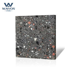 Piastrella 300x300 Pavimento di a buon mercato Prezzo Epossidica Pavimenti In 30x30 Bianco e Nero <span class=keywords><strong>Terrazzo</strong></span> Pavimenti In <span class=keywords><strong>Terrazzo</strong></span> Da Tavolo Top in diretta Bordo Lastra Tavolo - Product Image 1