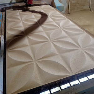 Không Thấm Nước Fluted CNC Khắc Tường Bảng Điều Khiển Rắn Gỗ MDF Tường Hội Đồng Quản Trị Cho Nội Thất Văn Phòng Khách Sạn Hdf Ốp Nhựa Ứng Dụng - Product Image 5